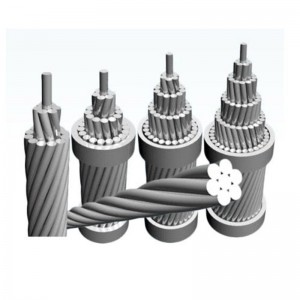 スチール強化裸導体アルミニウム導体ケーブルACSR IEC61089、ASTM B-232、BS215